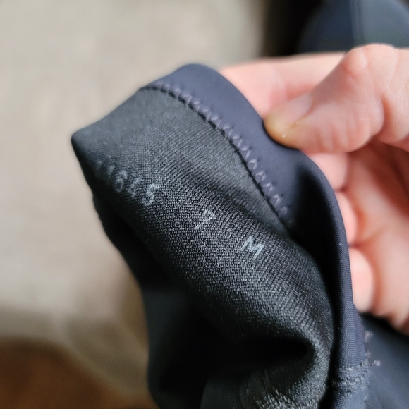 NEW La Canadienne Jared Knit Platform Bootie Navy Blue Black Wedge Shoe - Picture 7 of 7